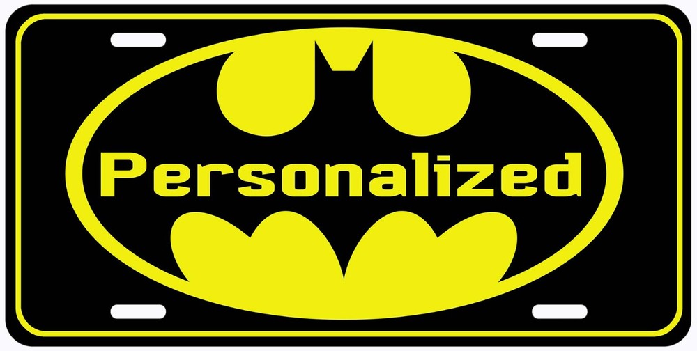 Personalized Batman Car License Plate Any Name