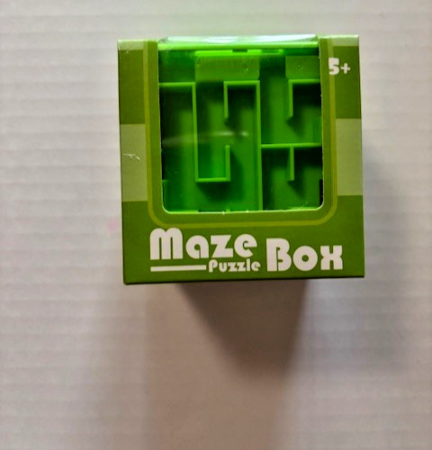 Maze Puzzle Box Bank  Green