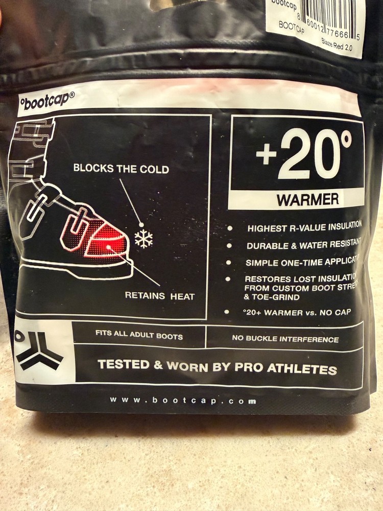 Bootcap Ski Boot Toe Insulator New