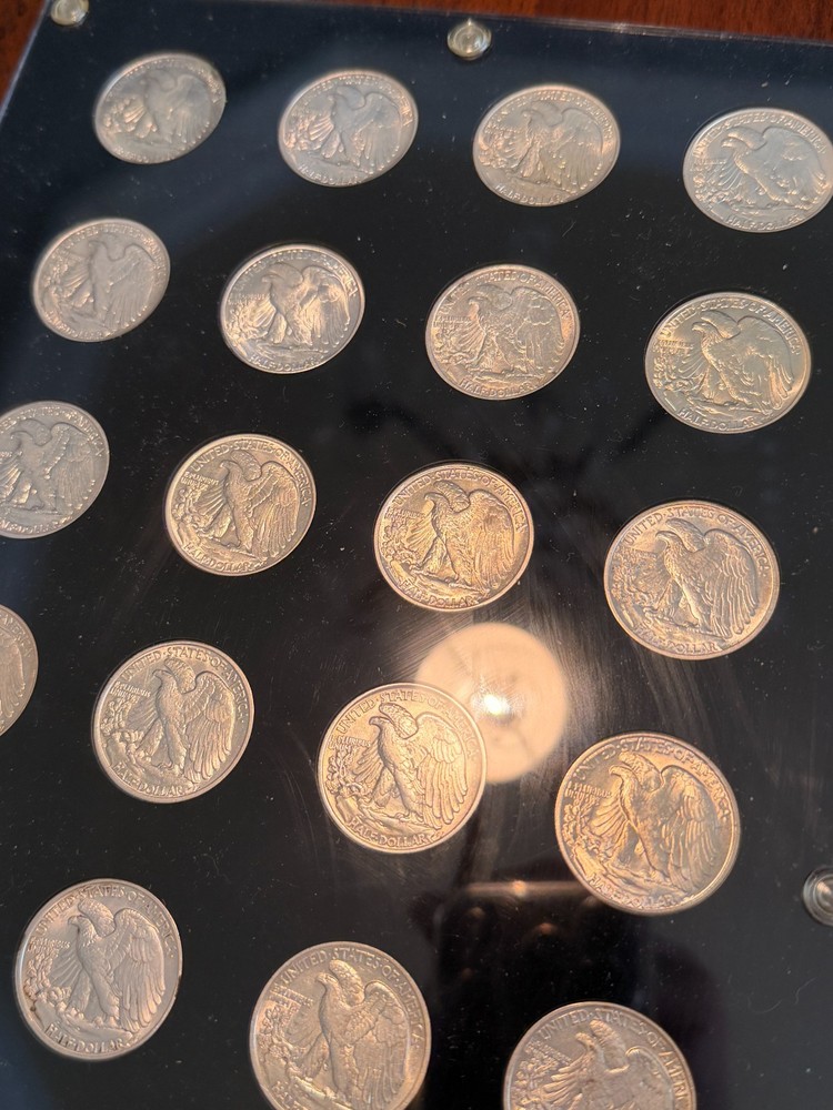 1941-1947 Walking Liberty Half " Short Set" 20 pc set