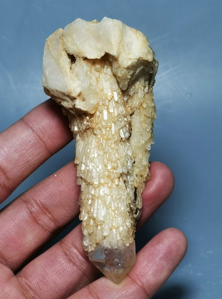 Rare Natural Himalayan Quartz Crystal Cluster Specimen