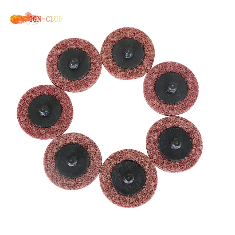 50Pcs × 2" Medium Surface Conditioning Discs Roll Lock Die Grinder Sanding Pads