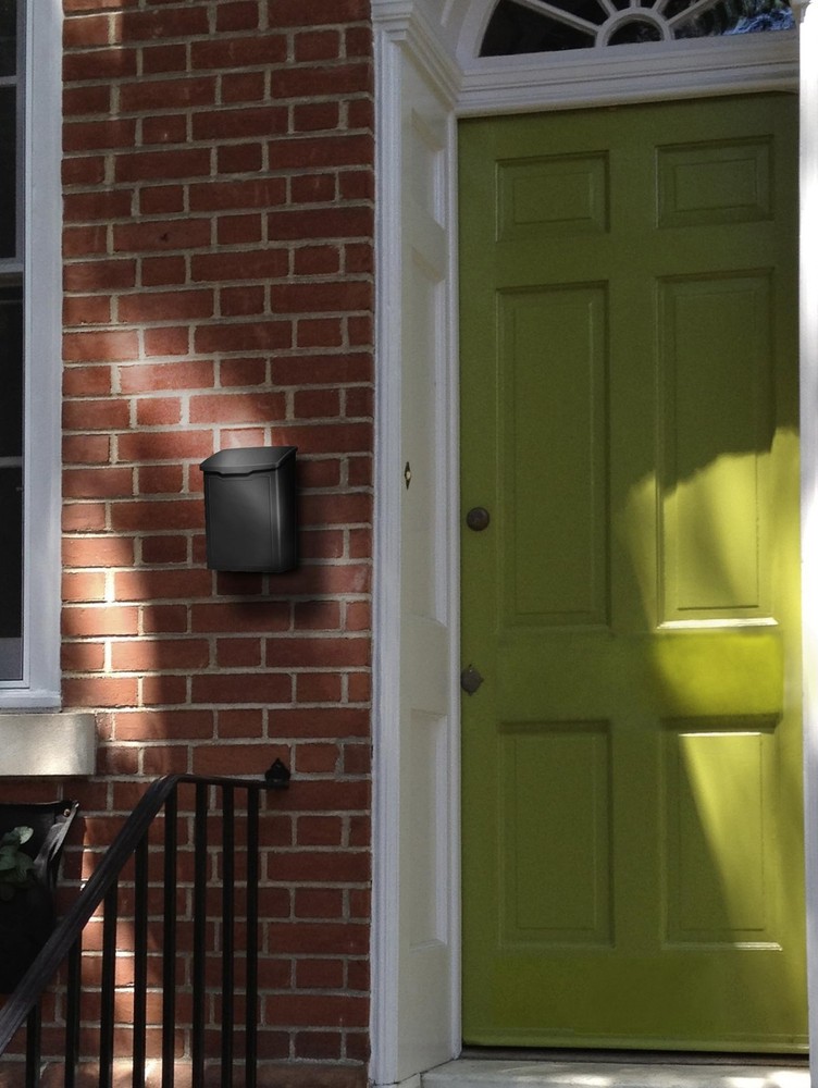 2681B Black Marina Wall Mount Mailbox Small