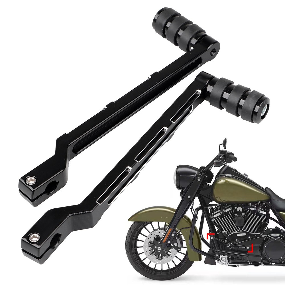 9.84" Extend Heel Toe Shift Lever Peg Fit For Harley Softail FXSTD Electra Glide