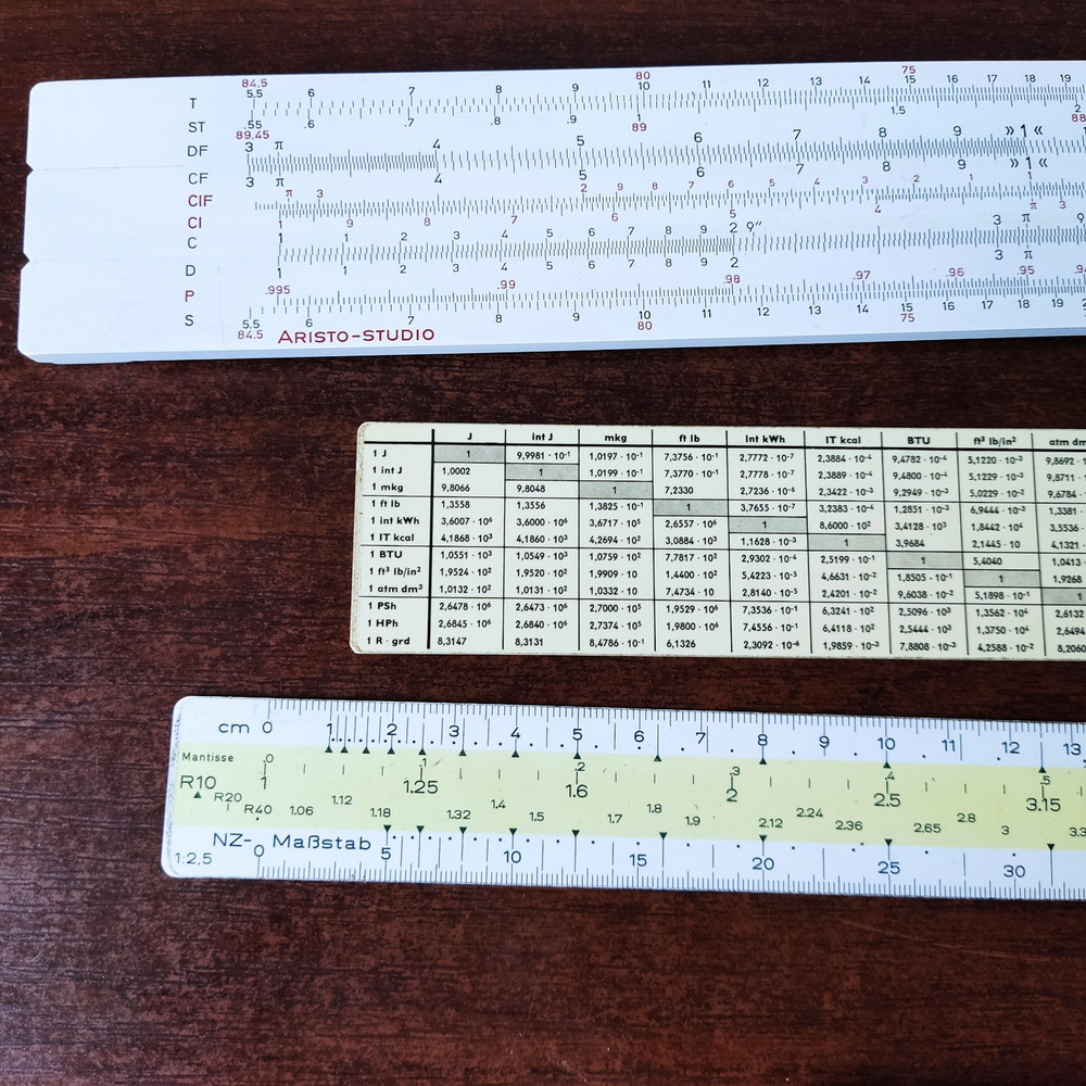 Vintage German Aristo Studio Slide Rule