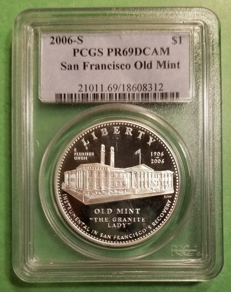 2006 S S$1 San Francisco Old Mint Proof Silver Dollar