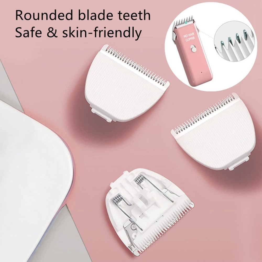 Essential 3-Piece Replacement Blades for Pet Grooming Clippers - Durable & Sharp