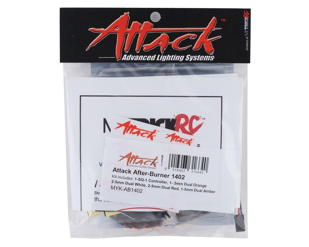 MyTrickRC Attack After-Burner Backfire Drift Light Kit w/SQ-1 Controller & LED's