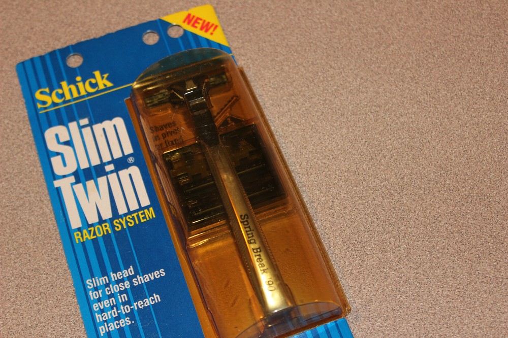 Vintage NOS Schick Slim Twin Plus Razor System