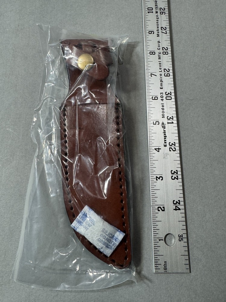 Fixed Blade Sheath New Brown Leather Sheath 5in