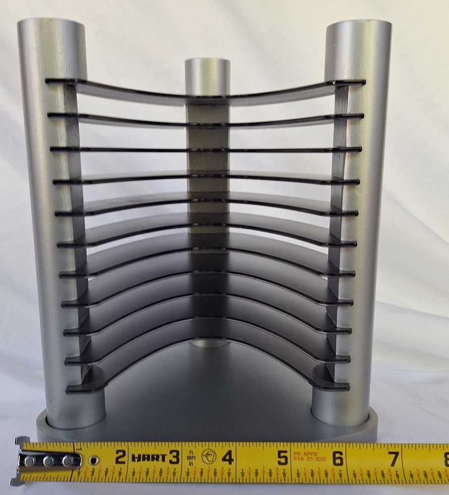 CD Storage Rack For Desktop Holds 10