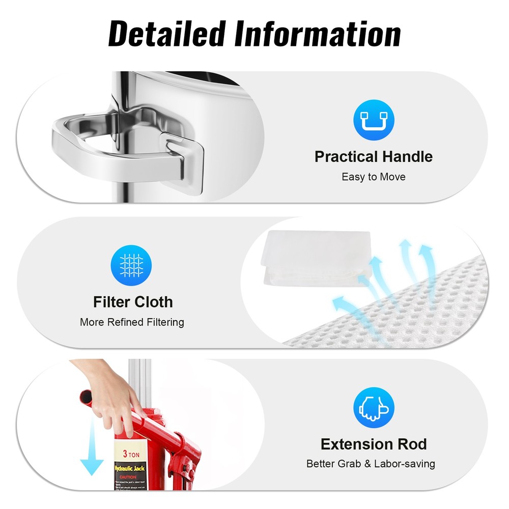 Fruit Press Crusher Grinder Apple Juice Wine Cider & Hydraulic Jack Fruit Press