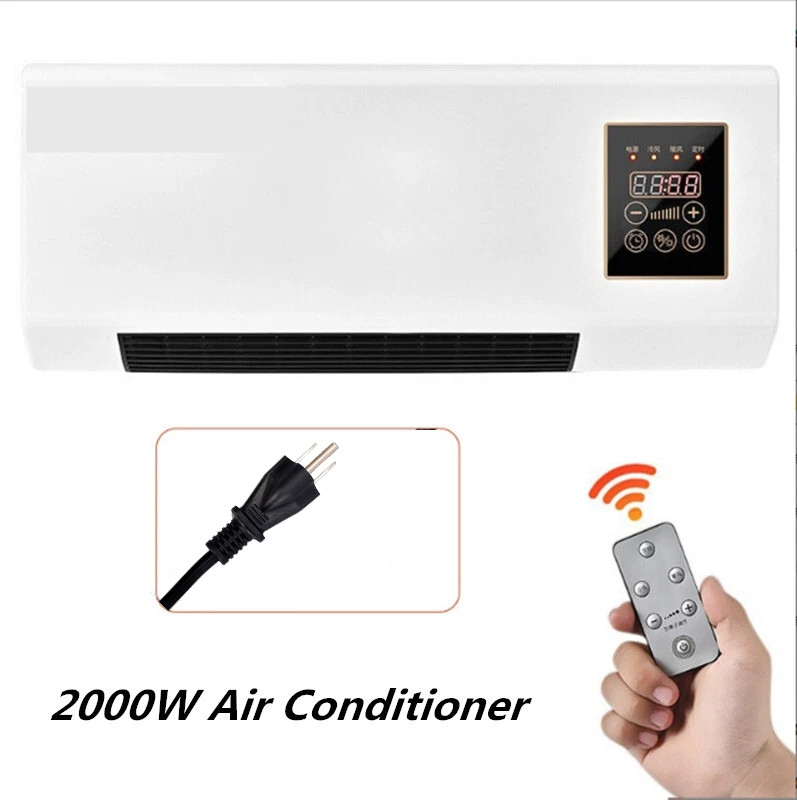 2IN1 Cooling and Heating Air Conditioner Small Wall-Mounted Air Conditioner 110V