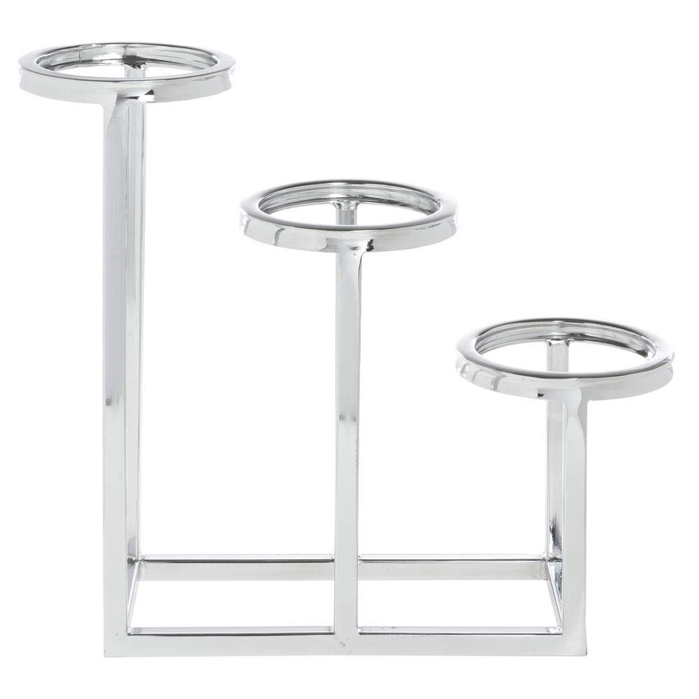 HUBERT® Chrome 3-Tier Flatware Cylinder Holder