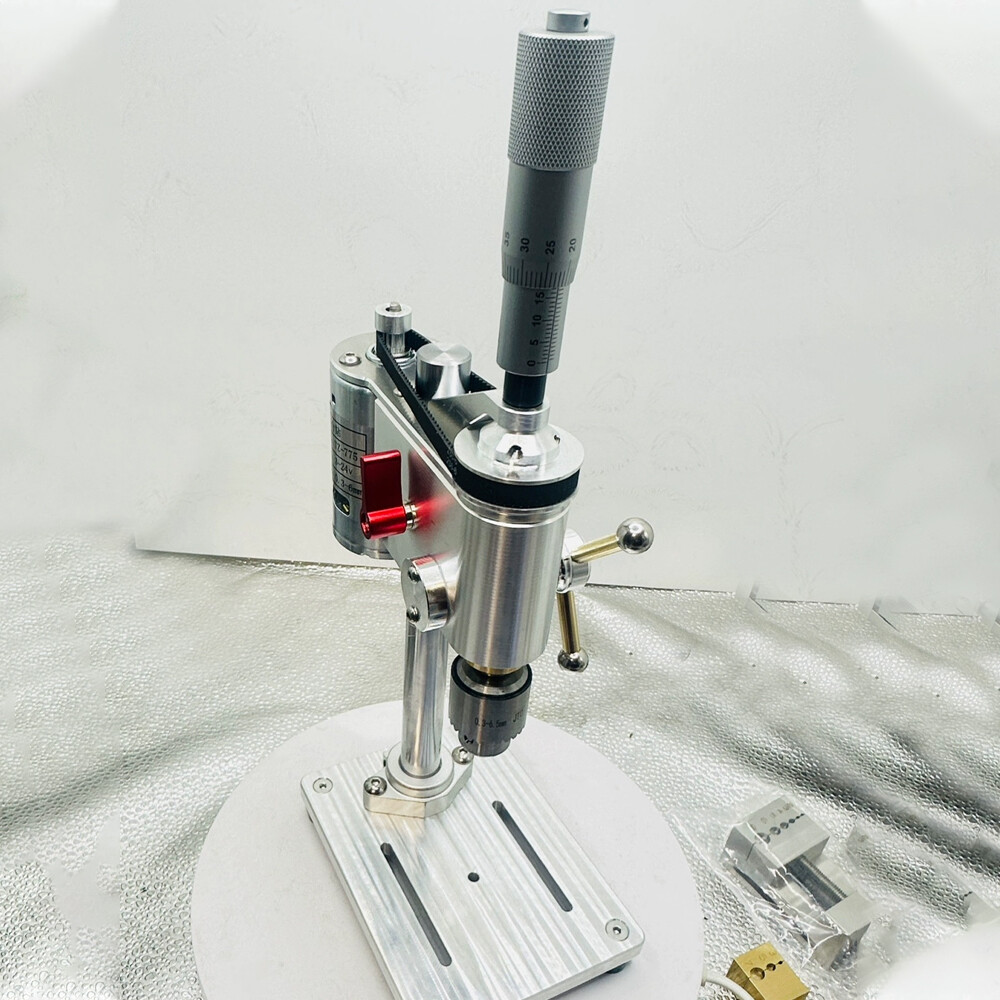 pcb board table drill, birdcage making precision miniature table drill diy model