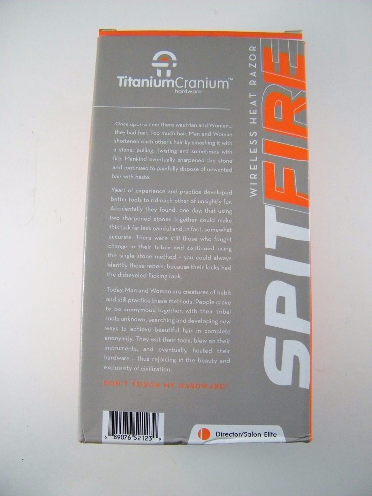 NEW ~ SPITFIRE WIRELESS HEAT RAZOR BY TITANIUM CRANIUM