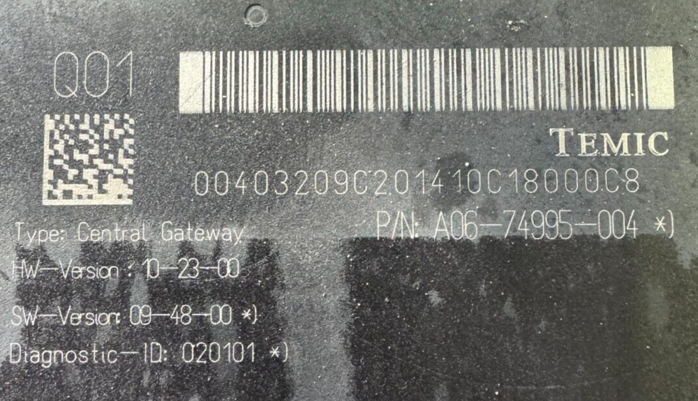 FREIGHTLINER Chassis Electronic Control Module A06-74995-004