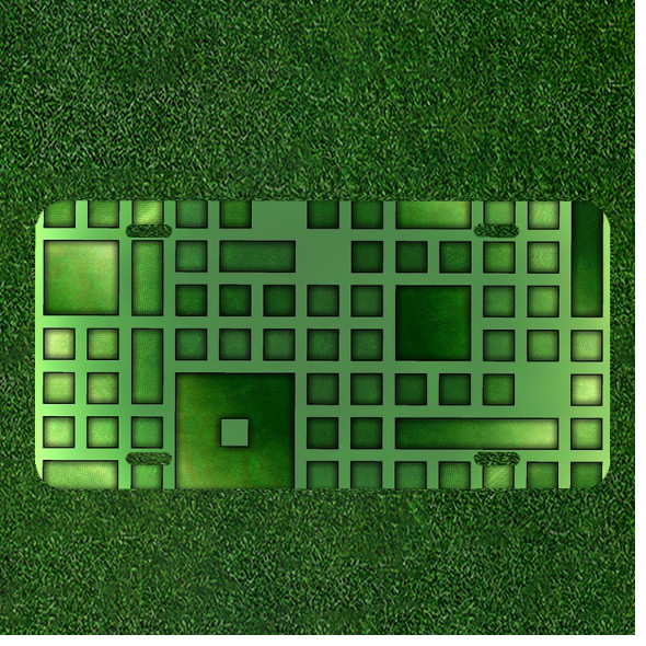 Custom Personalized License Plate Auto Tag With Stunning Green Pattern Design