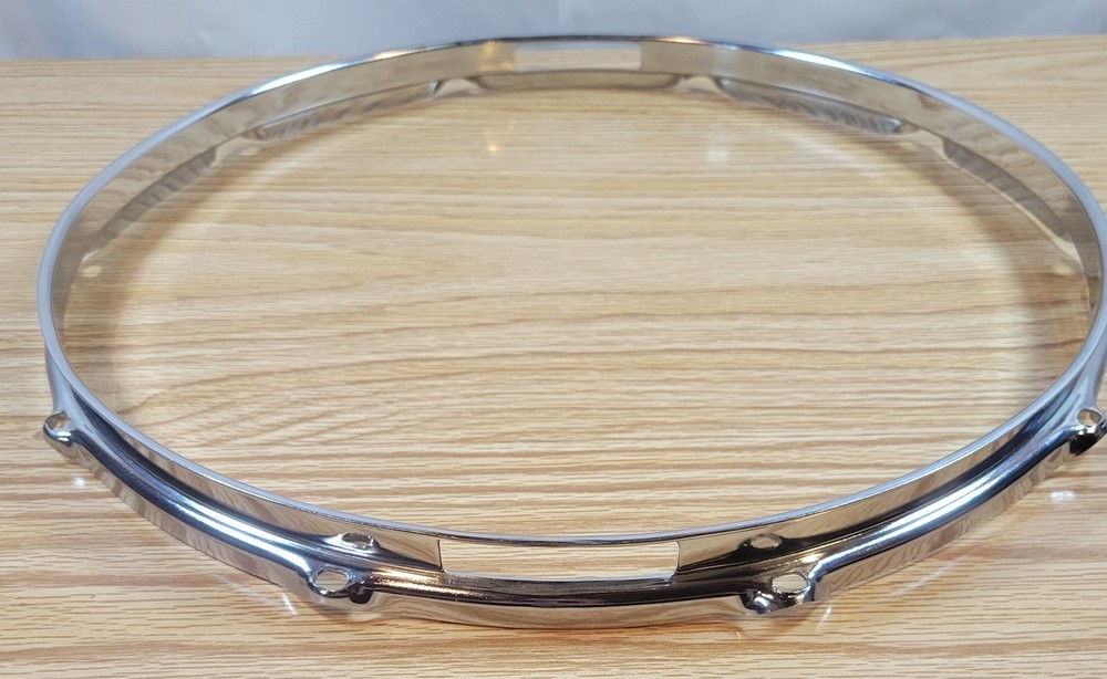 Percussion Plus Chrome Snare Side Drum Rim (14", 10 Lugs)