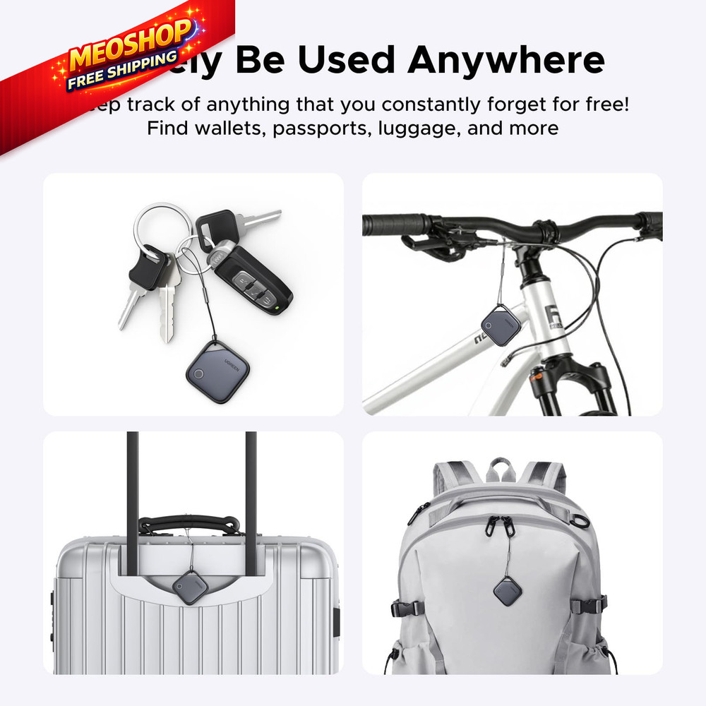 UGREEN FineTrack Air Tracker Tags (iOS Only) 4 Pack, 2-Year Replaceable...