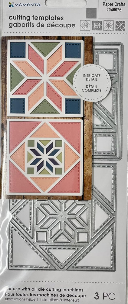 Quilt Squares Dies - 3 pc