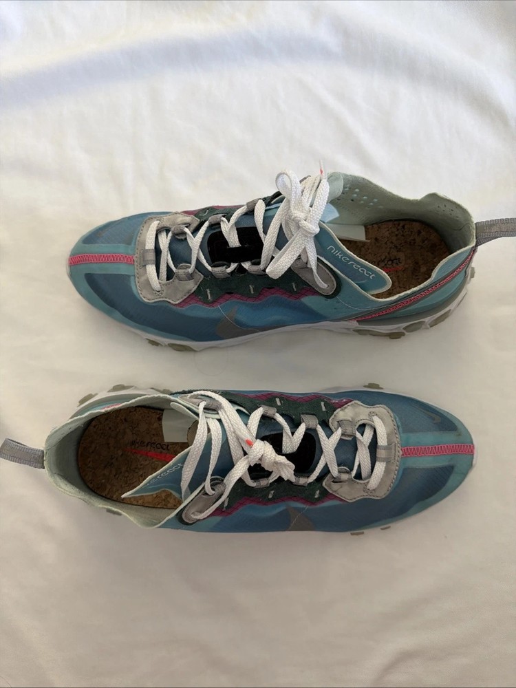 Nike React Element 87 Royal Tint 2019 Performance Runner Size 9.5 Used No Box
