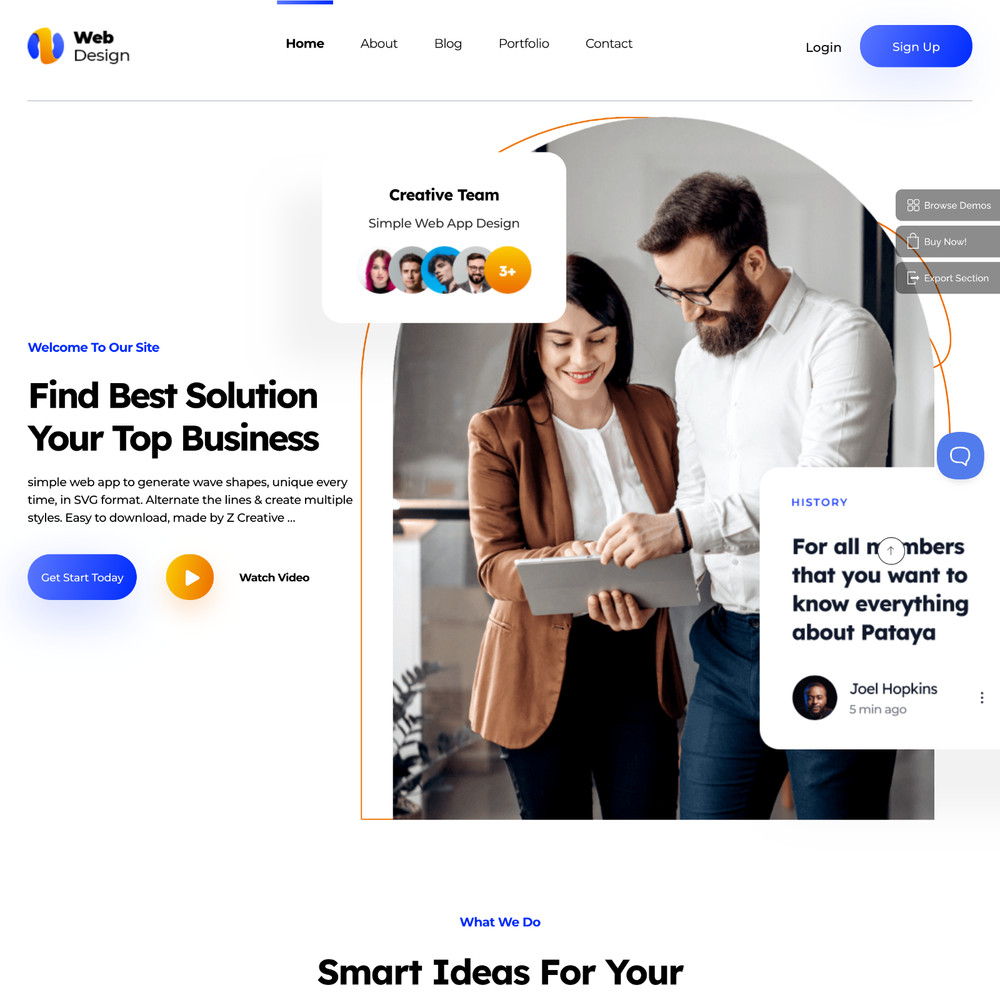 Web Design Business Website Design with Free VPS Web Hosting & Installation
