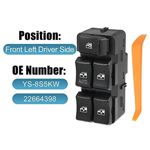 Front Left Driver Side Power Window Master Control Switch YS-8S5KW 22664398