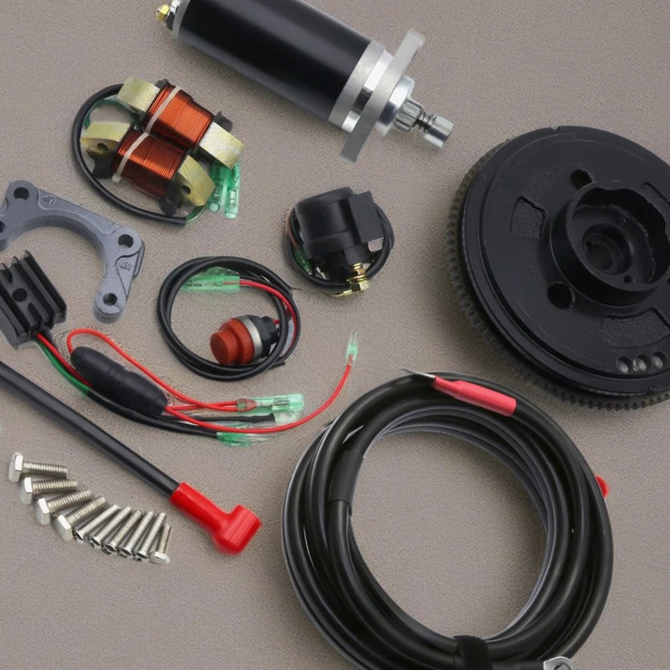 1set Electrical start conversion kit For Mercory 4 Stroke 9.9HP Outboard Motor