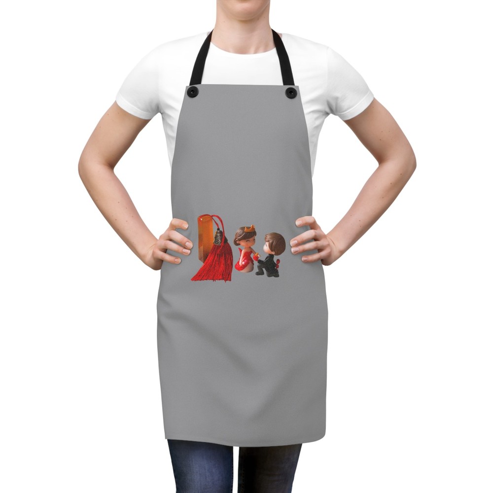 Cooking Apron for Hostess, Stylish Kitchen Apron, Chef Apron
