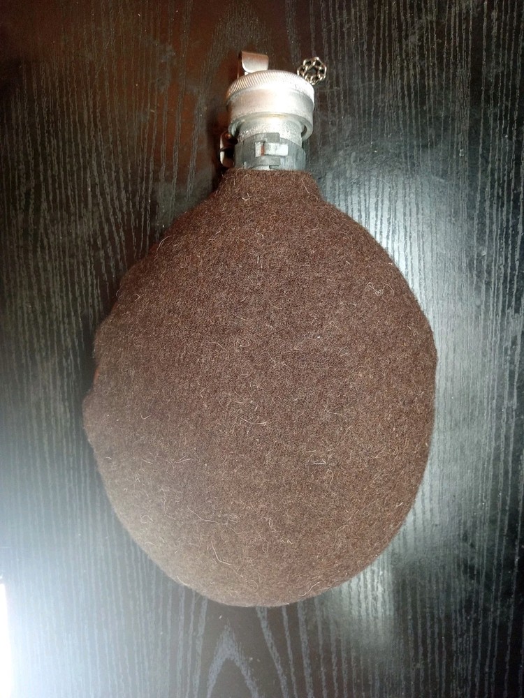 WWII German Coconut water Canteen