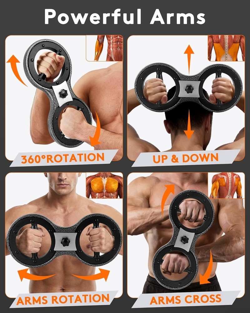 360° Spinning Burn Machine - Dynamic Arm & Shoulder Trainer