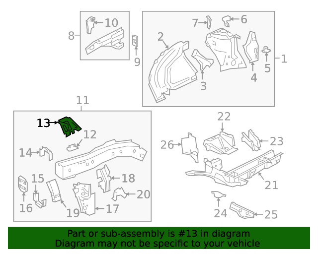 Genuine GM Outer Reinforced 84711464