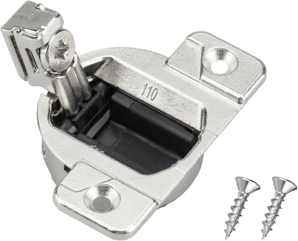 Replacement Cabinet Hinges, 110 Degrees Screw on Compact, 8 Pack
