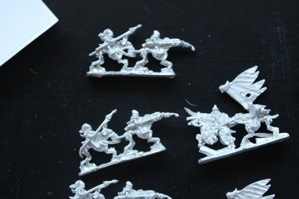 Warmaster: Undead Cavalry Regiment - Skeleton Warrior Lot