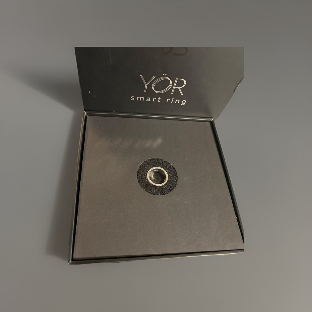 YOR Smart Ring by LetsFit – Silver Size 6 – Open Box Unused – iOS/Android