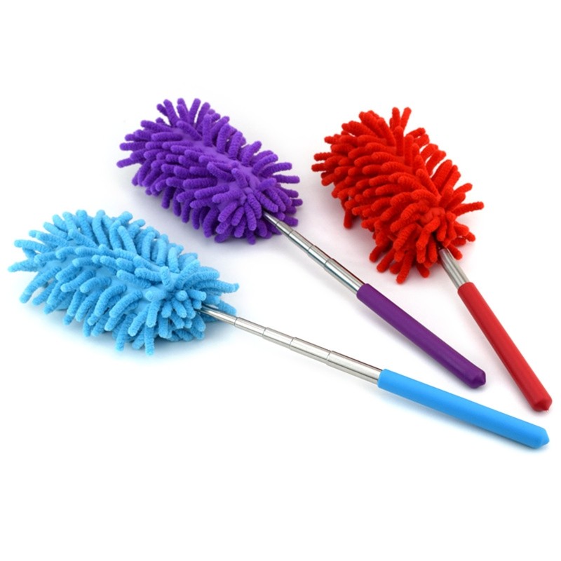 Chenille Duster Brush Extendable Hand Dust Removal Cleaner Anti Dusting Brush