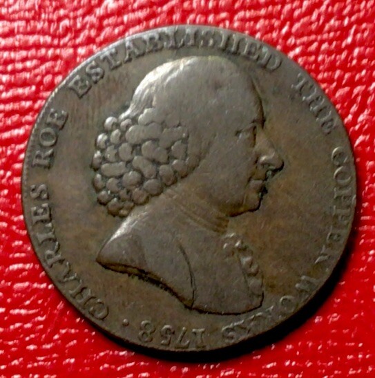 1791 Half Penny Conder Token. ENN Coins
