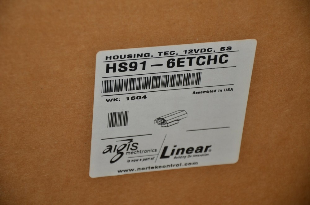 NEW Linear HS91-6ETHC TECH Industrial Camera Cooled Housing! Vision Cabinet