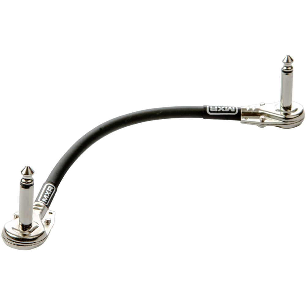 MXR DCP06SI Instrument and Pedalboard Patch Cable, Right Angle, 6"