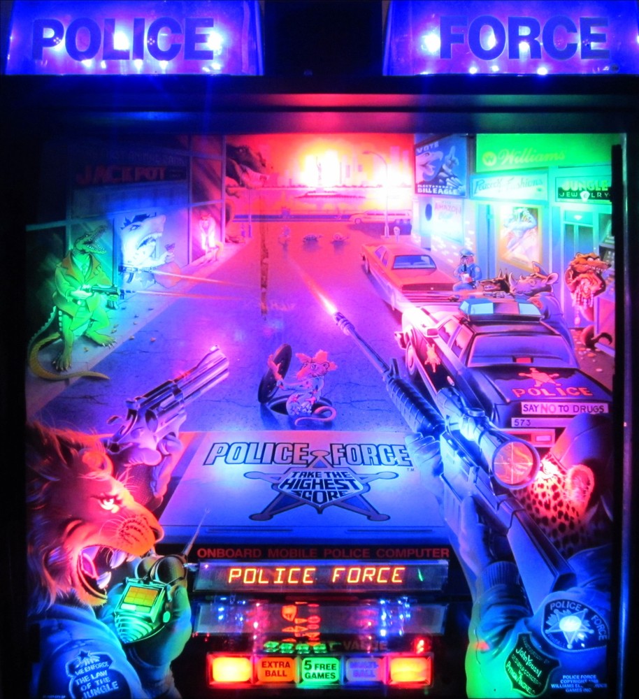 POLICE FORCE Complete LED Lighting Kit custom SUPER BRIGHT PINBALL LED KIT