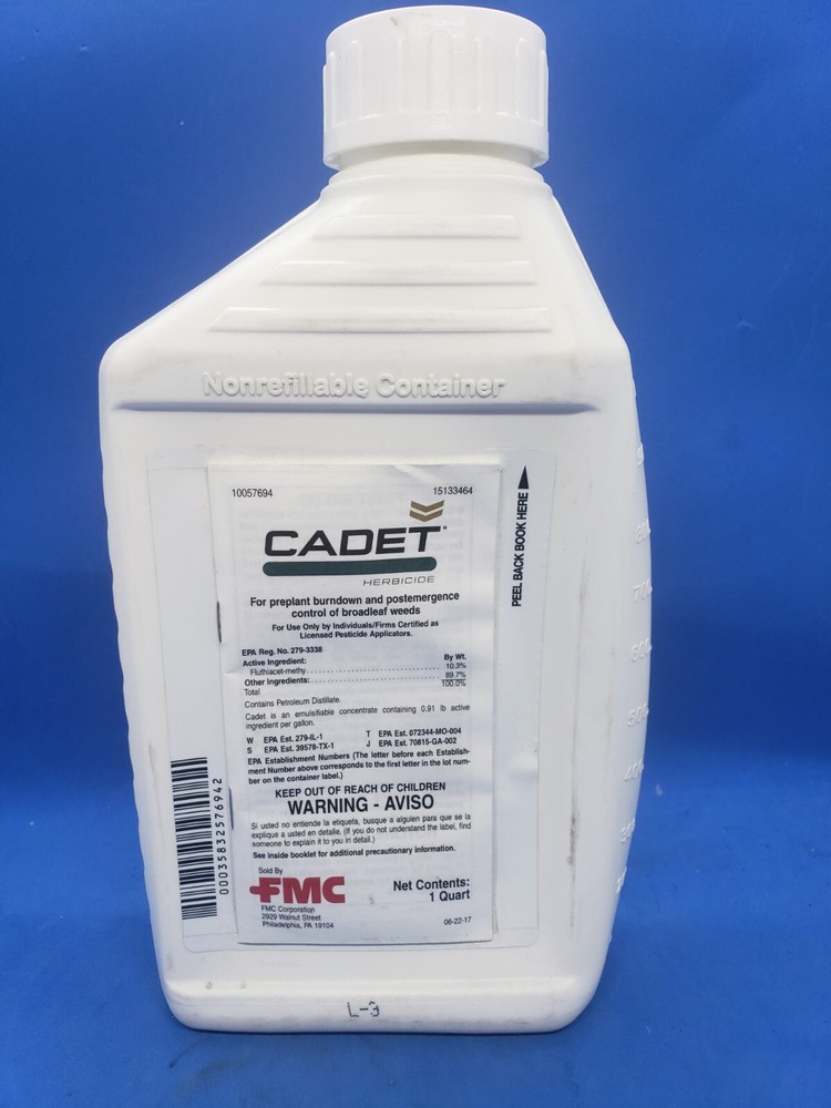 FMC Cadet Herbicide- 1 Quart Bottle