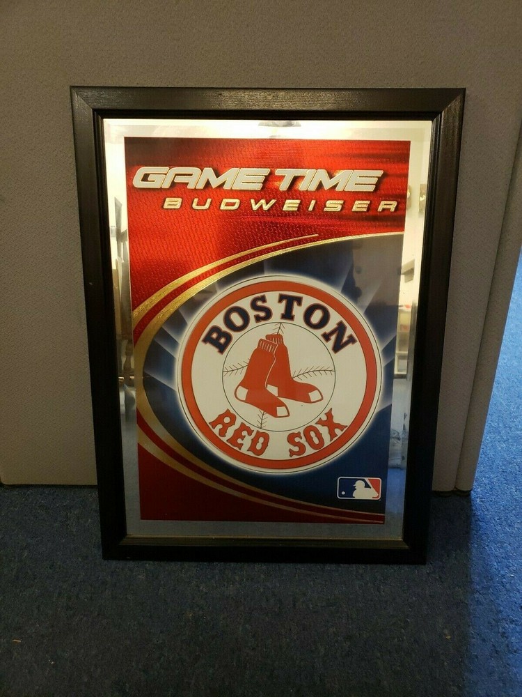 BUDWEISER BOSTON RED SOX MIRROR