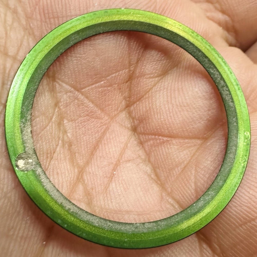 Rolex Green Kermit Insert For Submariner Model Ref 16610 LV