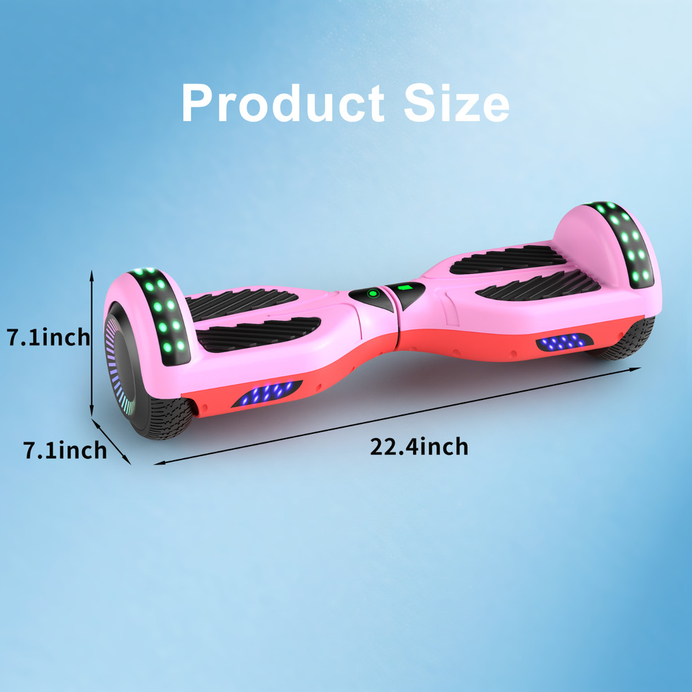 Commugo Hoverboard Electric Bluetooth Speaker Self-Balancing Scooter UL 2272