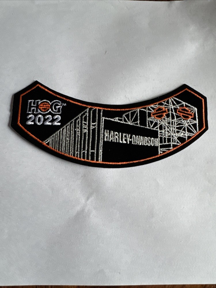 2022 Harley Davidson HOG Rocker Patch Hog Owners Group New