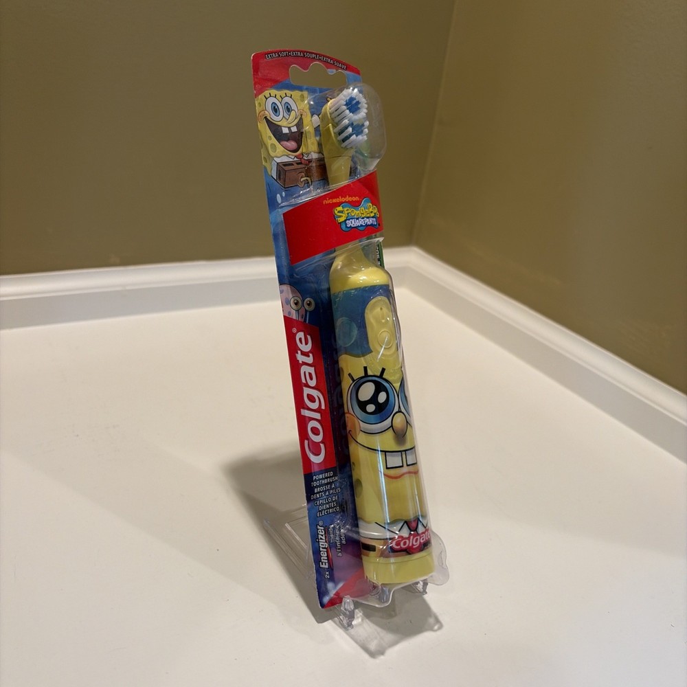 SpongeBob Square Pants Colgate Extra Soft Powered Toothbrush