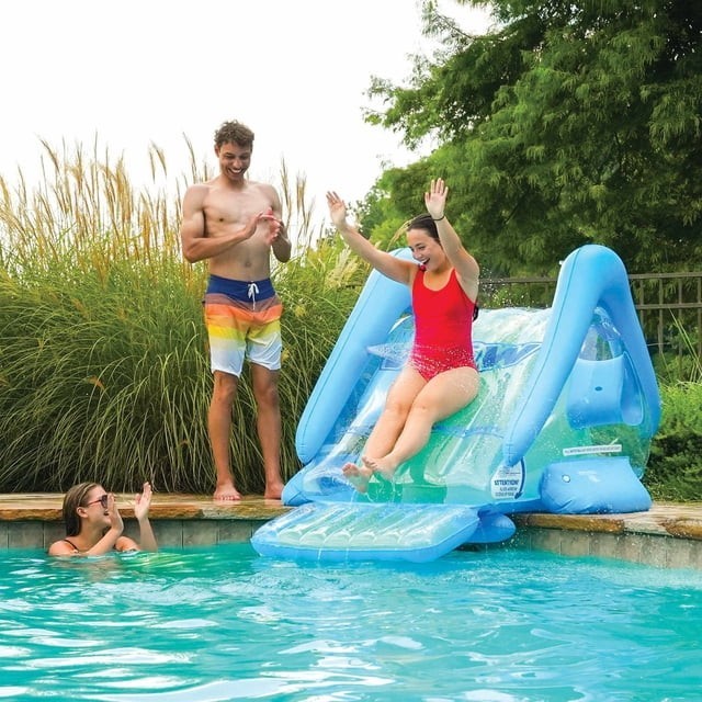 WOW Sports Cascade Inflatable Pool Slide