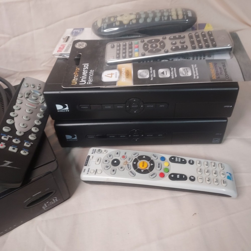 Satellite TV Receiver And Accessory Lot