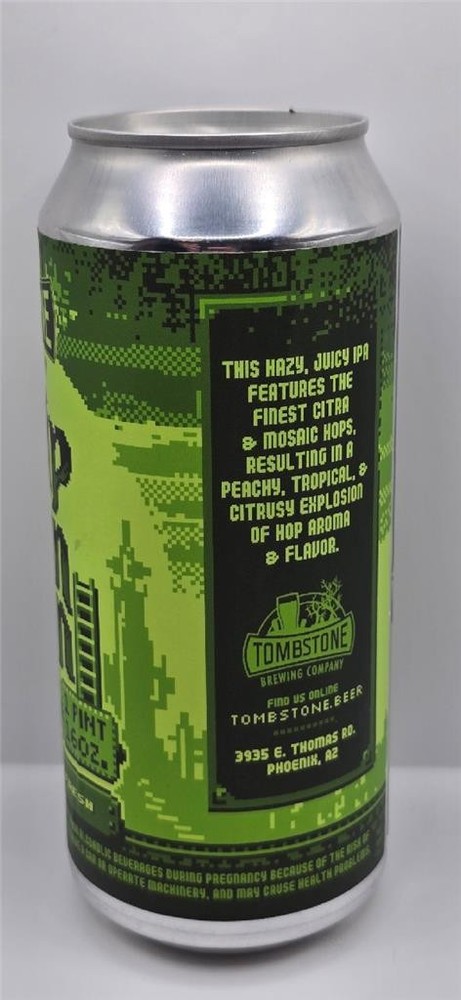Craft Beer Can Tombstone Brewing Contra Cheat Code Up Up Down Down IPA
